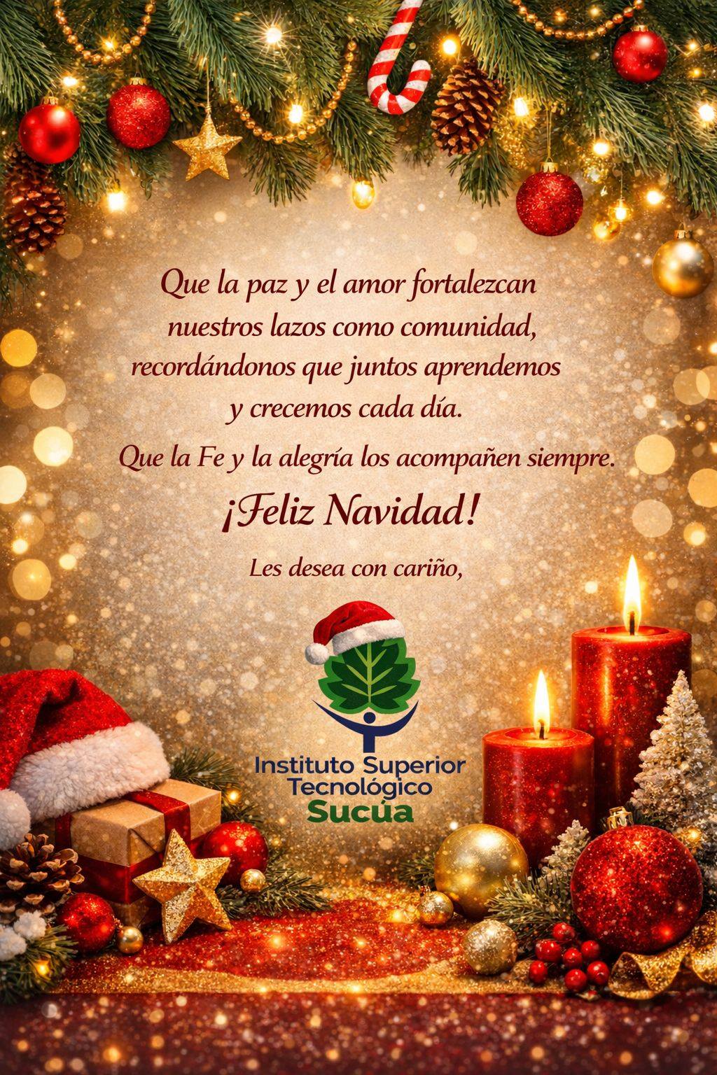 ✨ 𝐄𝐥 𝐈𝐧𝐬𝐭𝐢𝐭𝐮𝐭𝐨 𝐒𝐮𝐩𝐞𝐫𝐢𝐨𝐫 𝐓𝐞𝐜𝐧𝐨𝐥𝐨́𝐠𝐢𝐜𝐨 𝐒𝐮𝐜𝐮́𝐚 𝐥𝐞𝐬 𝐝𝐞𝐬𝐞𝐚 𝐮𝐧𝐚 𝐅𝐞𝐥𝐢𝐳 𝐍𝐚𝐯𝐢𝐝𝐚𝐝 ✨🎄